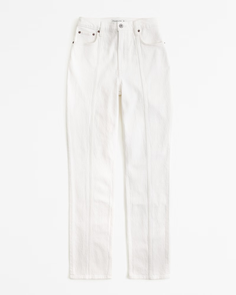 Curve Love Ultra High Rise 90s Straight Jean | Abercrombie & Fitch (US)
