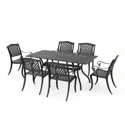 Calisa Rectangular 6 - Person 63" Long Dining Set | Wayfair North America