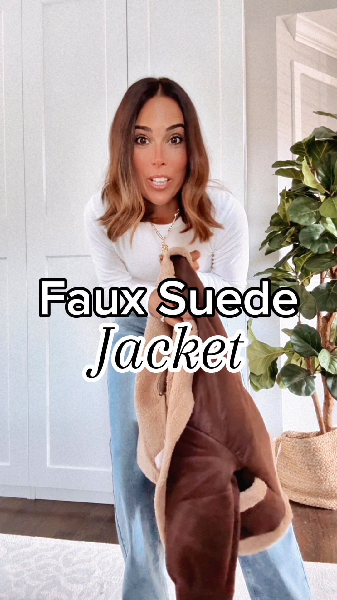 Cutest under $50 Faux suede jacket! Wearing size small 🍂 

#LTKSeasonal #LTKFindsUnder50 #LTKStyleTip