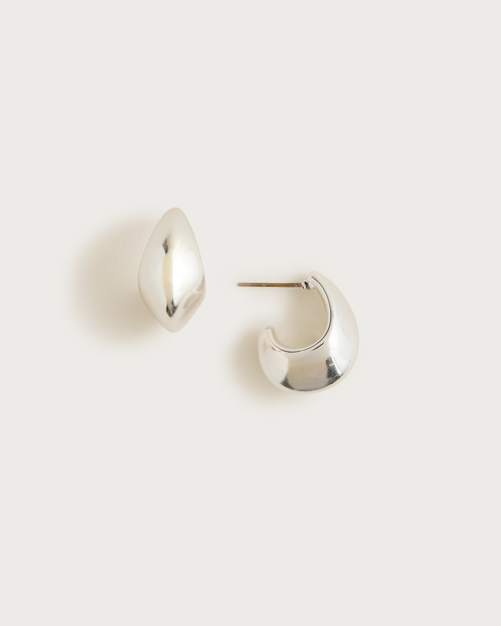 Sculptural hoop earrings | J. Crew US
