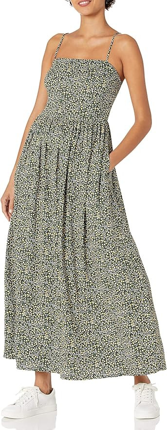 Amazon Brand - Goodthreads Women's Georgette Smock-Back Cami Maxi Dress | Amazon (US)