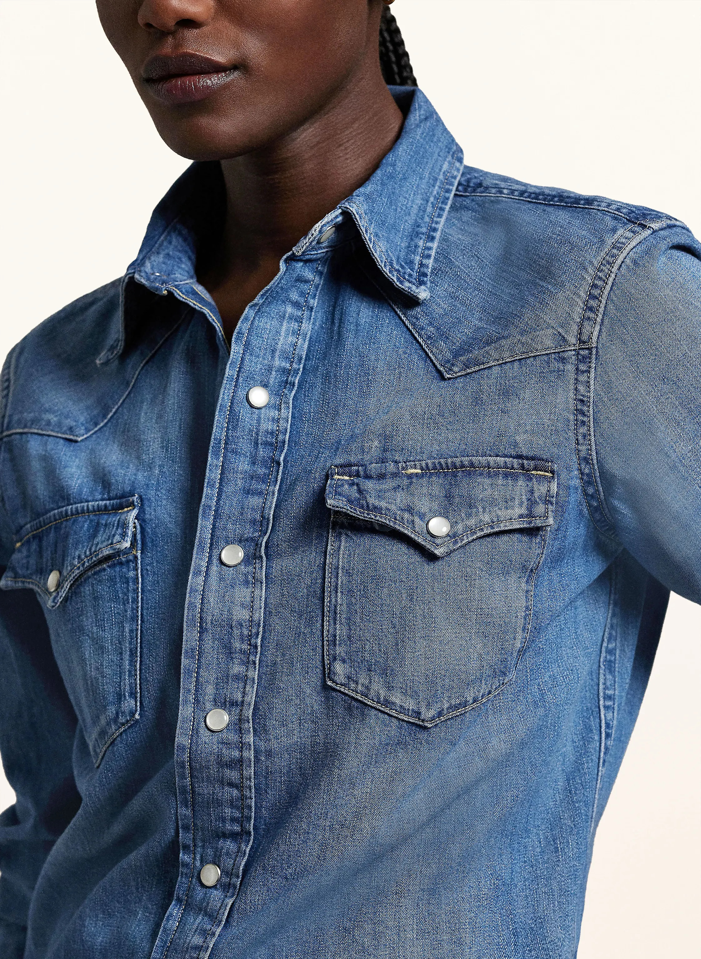 POLO RALPH LAUREN Jeansbluse in blau | Breuninger (DACH)