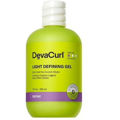 DevaCurl LIGHT DEFINING GEL Soft Hold No-Crunch Styler (12 oz) Deva Non-Flaking Formula, All Diva Hair Curl Types | Deva Curl | Target