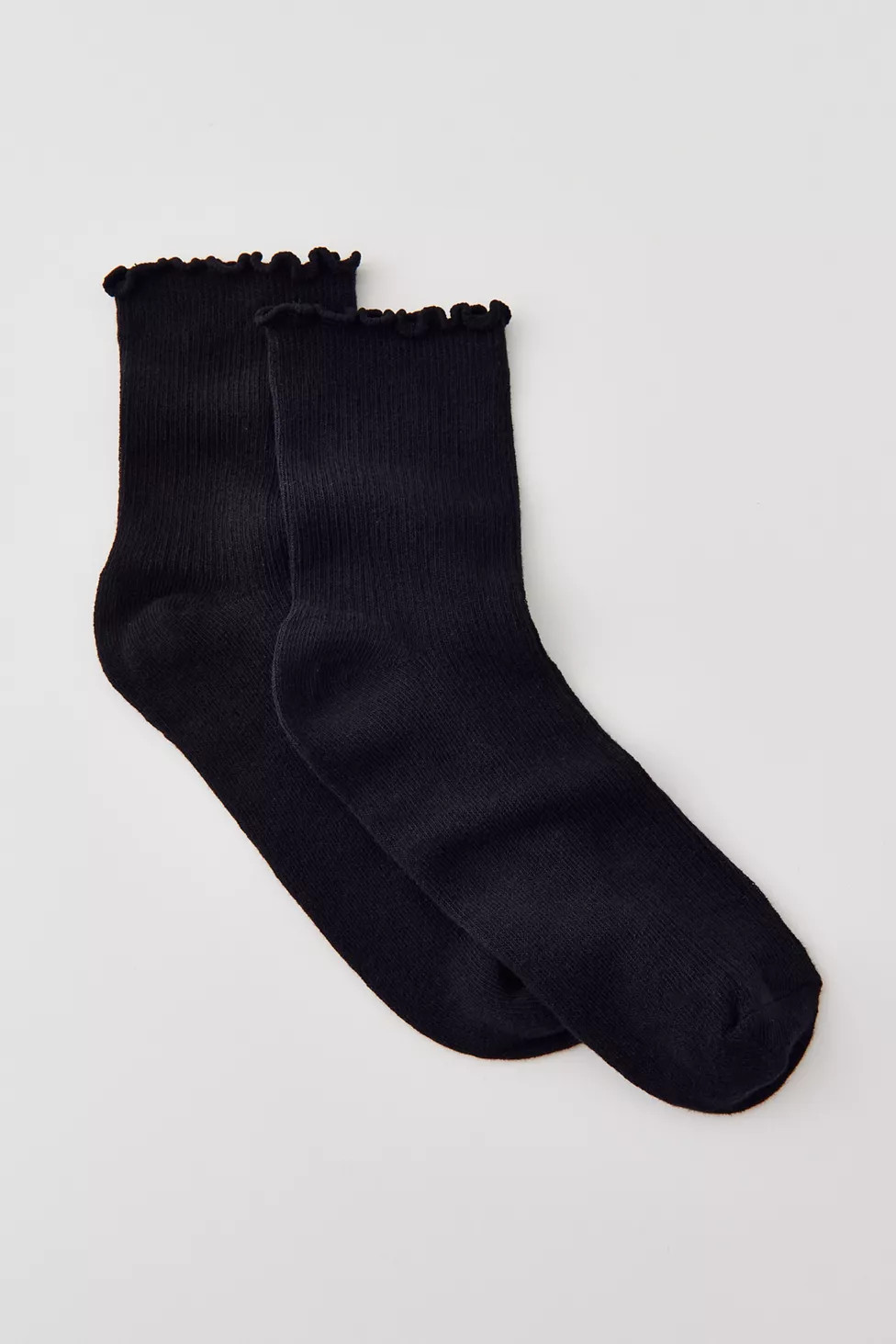 Lettuce-Edge Ribbed Sock | Urban Outfitters (US and RoW)