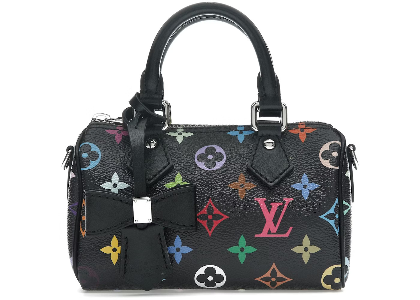 Louis Vuitton x Takashi Murakami Nano SpeedyBlack Multicolored | StockX