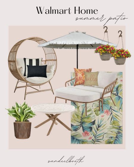 Summer patio decor from Walmart! Perfect additions to make a cozy patio environment

#LTKHome #LTKGiftGuide #LTKSeasonal