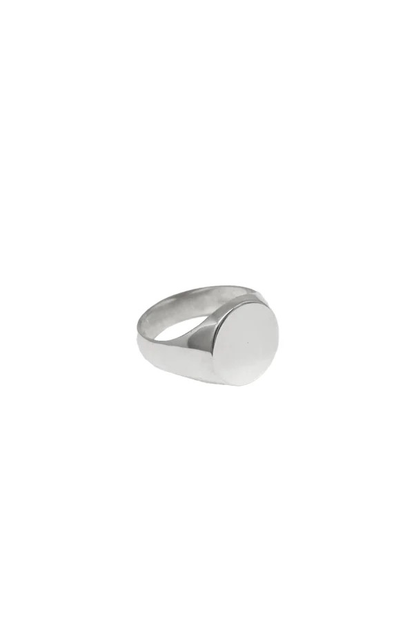 Signet Ring- Circle Silver | BAACAL Limited, LLC