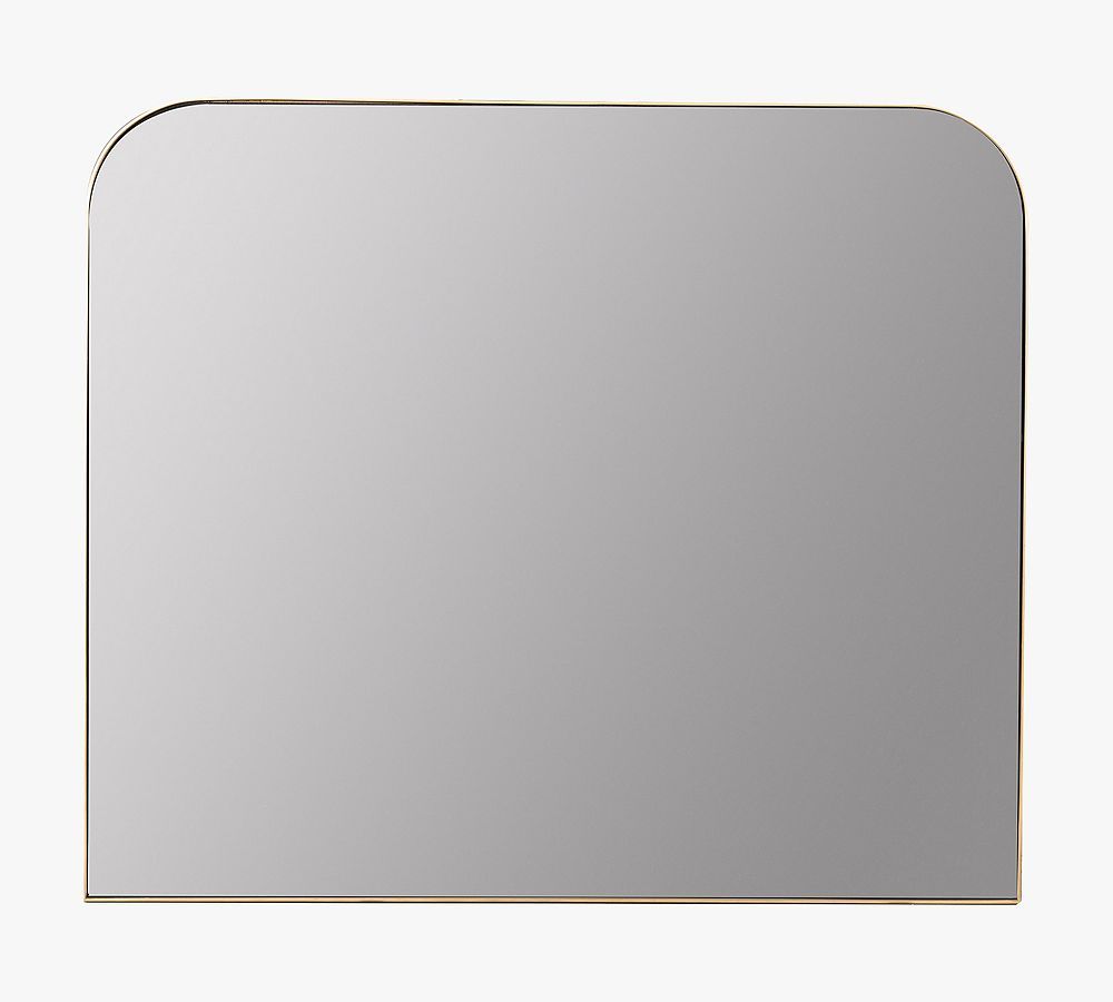 Slim Profile Mantel Mirror | Pottery Barn (US)
