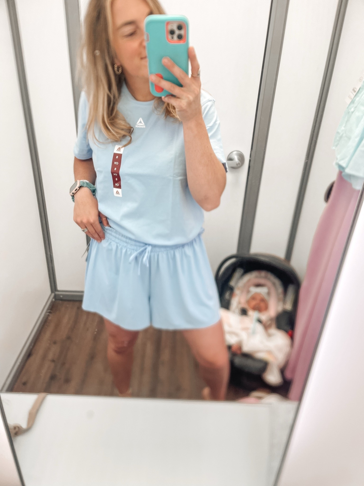 Athletic shorts
Athletic shorts outfit
Flutter shorts
Postpartum friendly outfit 
Postpartum outfit

#LTKootd #LTKmomlife
