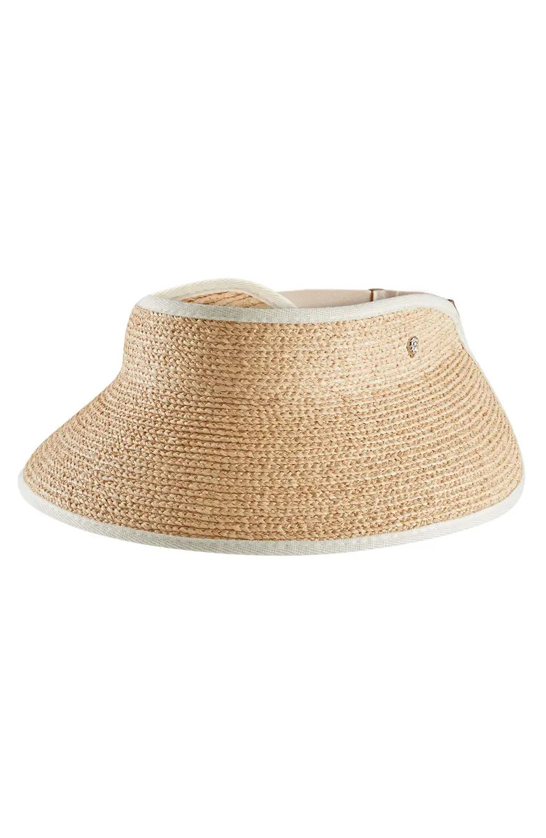 Woven Raffia Visor | Nordstrom