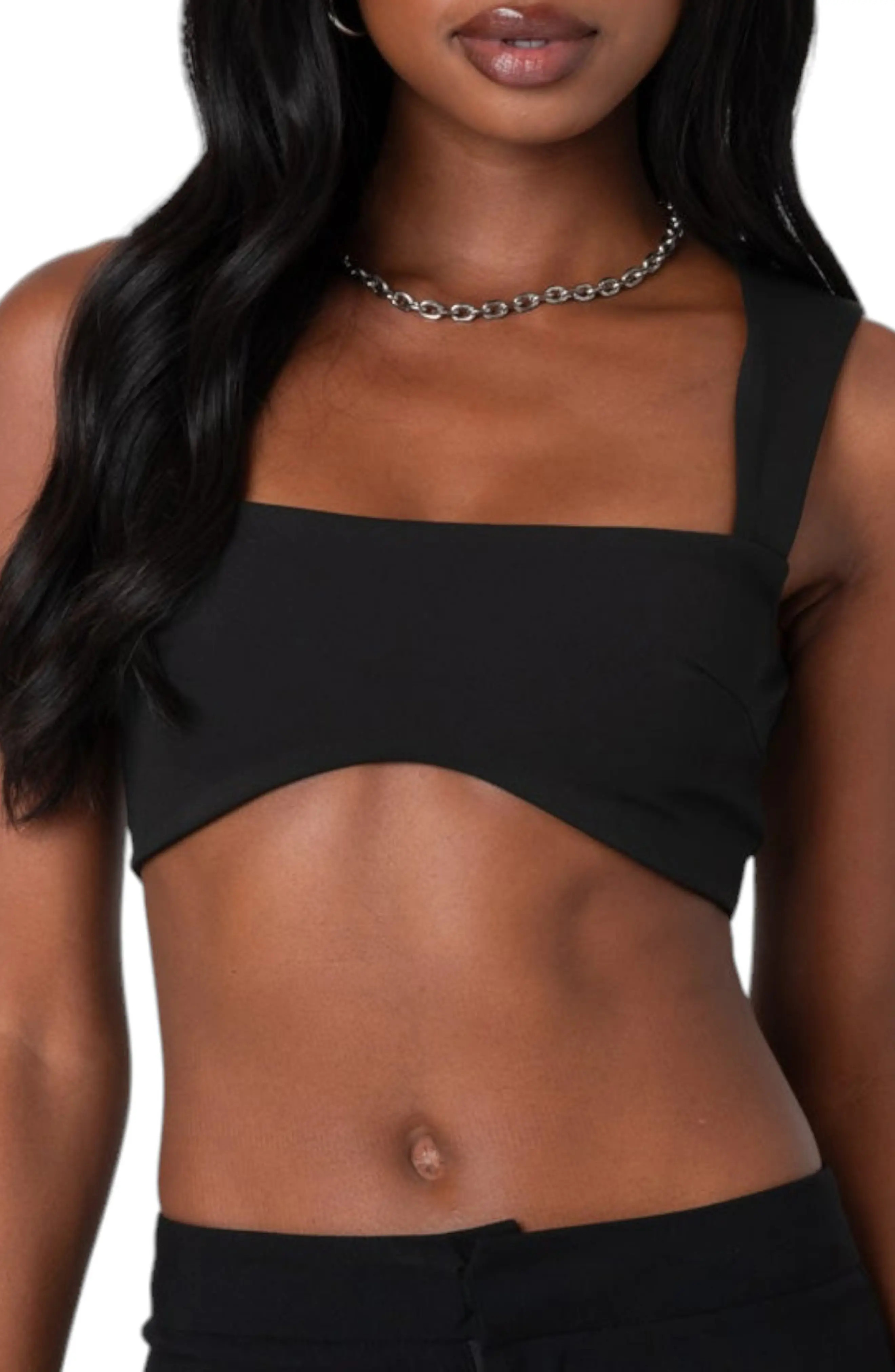 EDIKTED Elena Crop Tank Top (Women) | Nordstrom | Nordstrom