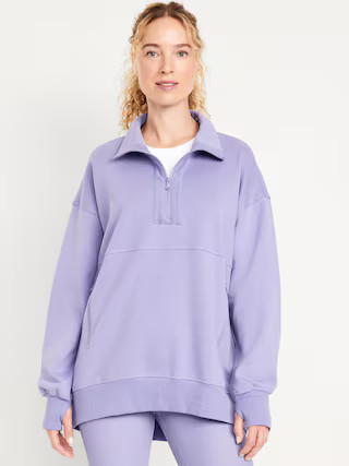 Dynamic Fleece Half-Zip Tunic | Old Navy (US)