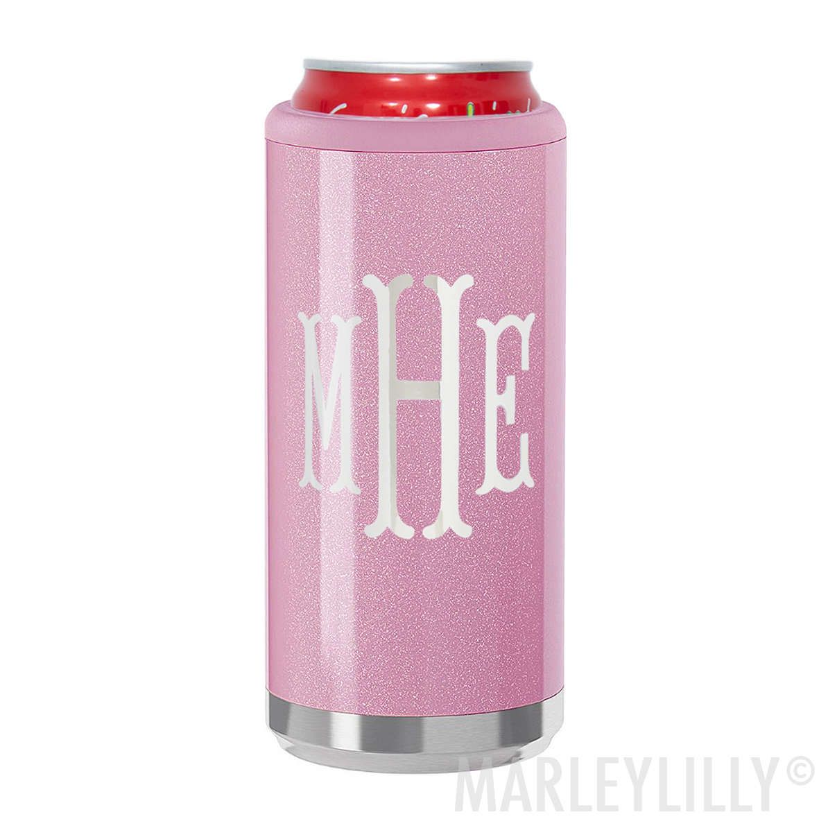 Monogrammed Slim Can Koolie | Marleylilly