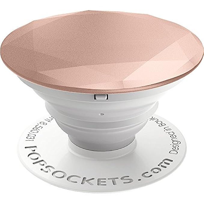 PopSockets: Collapsible Grip & Stand for Phones and Tablets - Rose Gold Metallic Diamond | Amazon (US)