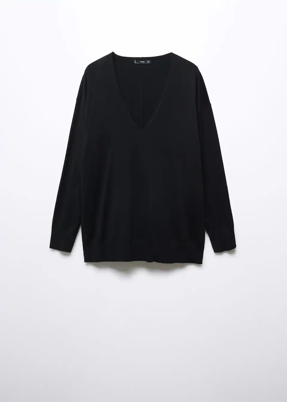 Fine-knit v-neck sweater -  Women | Mango USA | MANGO (US)