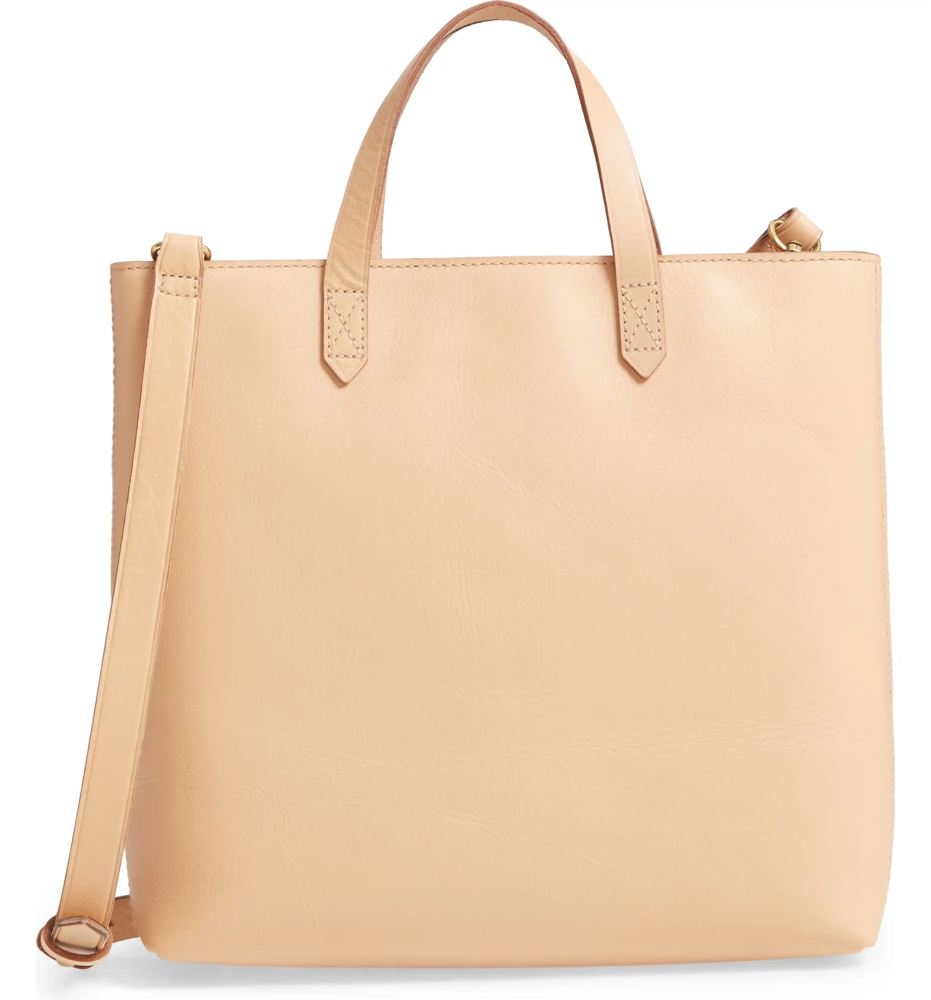 Small Transport Leather Crossbody Tote | Nordstrom