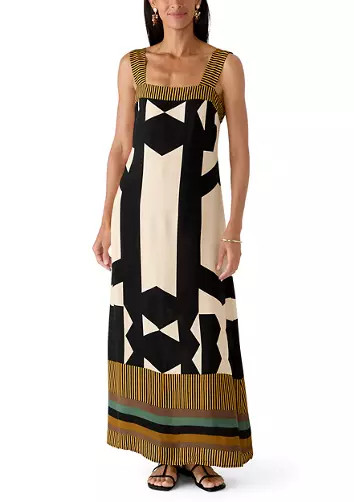 Women's Square Neck Geo Print Tank Dress | Belk