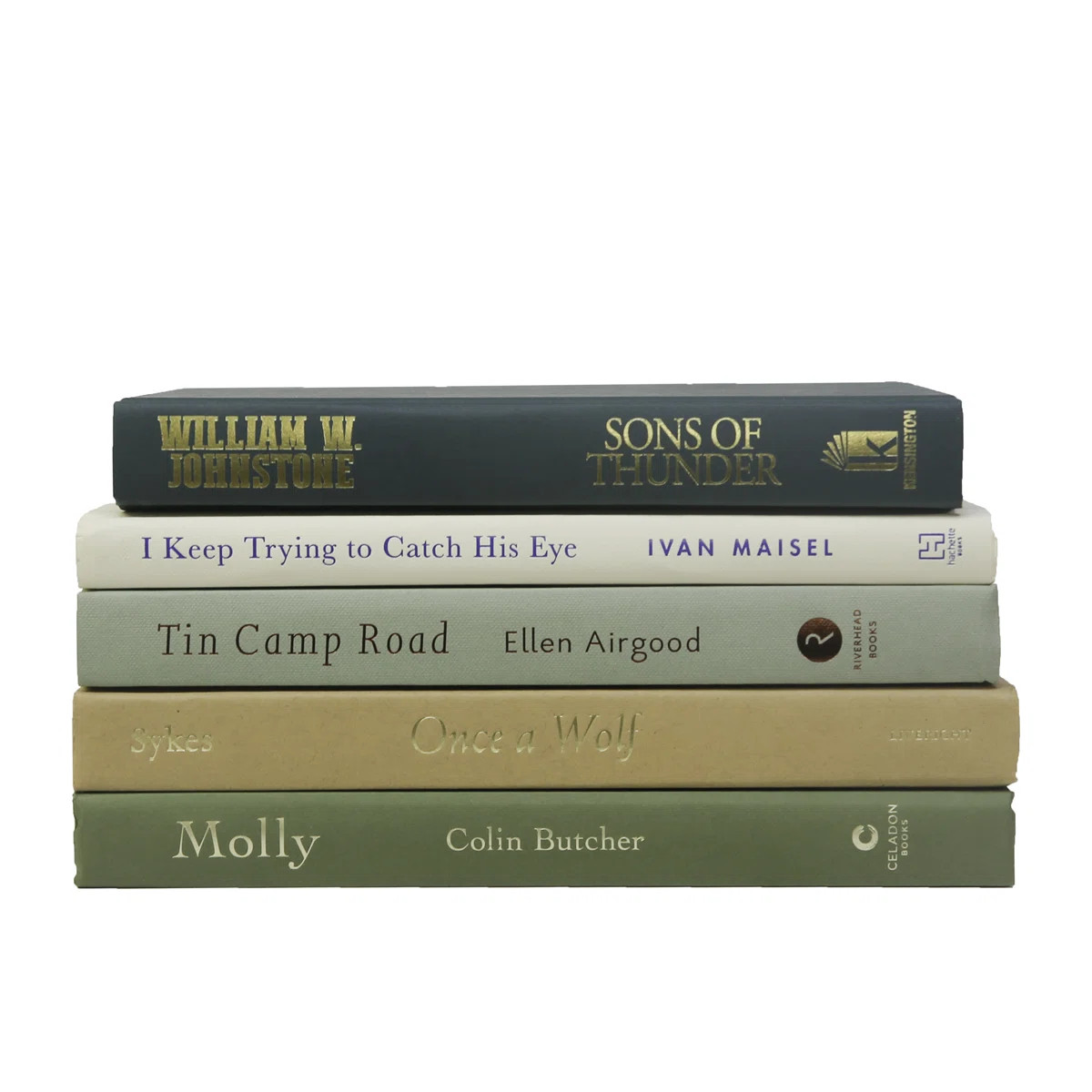 Heulwen Decorative Books - Savannah Book Stack - 5 Green Books | Wayfair North America
