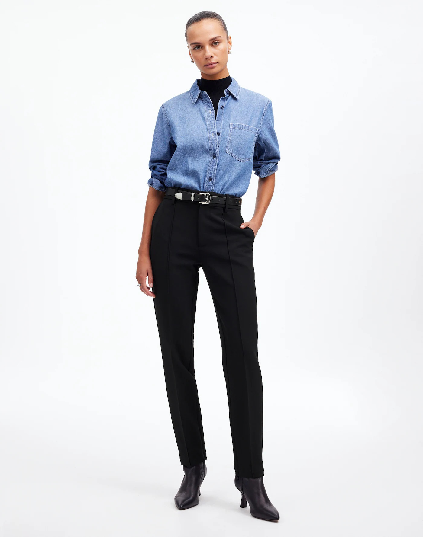 Mid-Rise Slim Ankle Pant | Madewell | Madewell