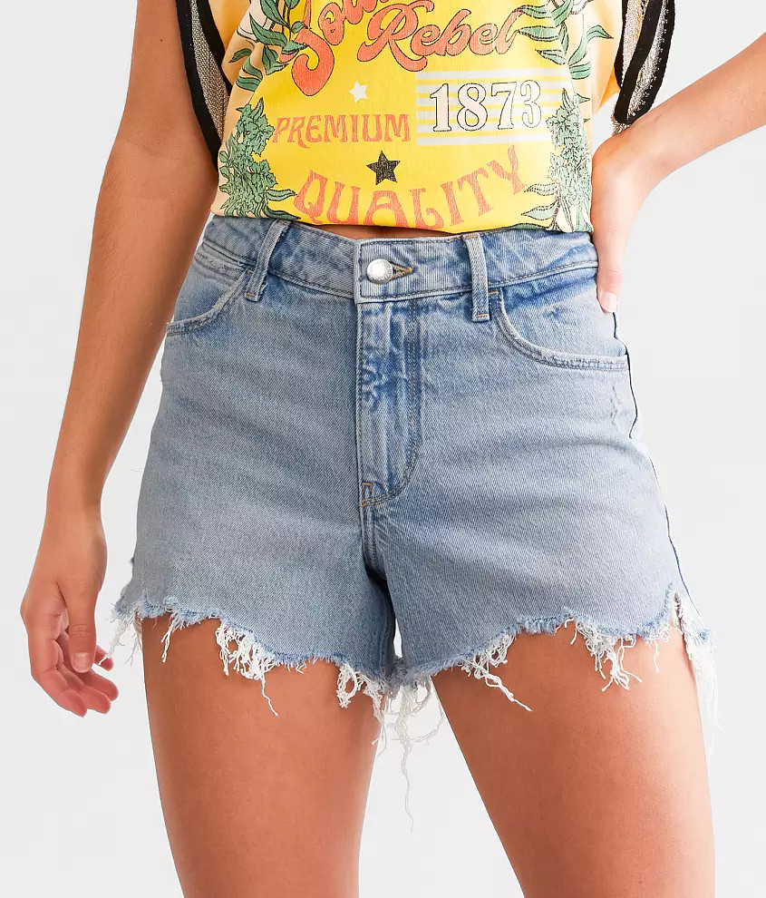 Cut-Off Denim Short | Buckle