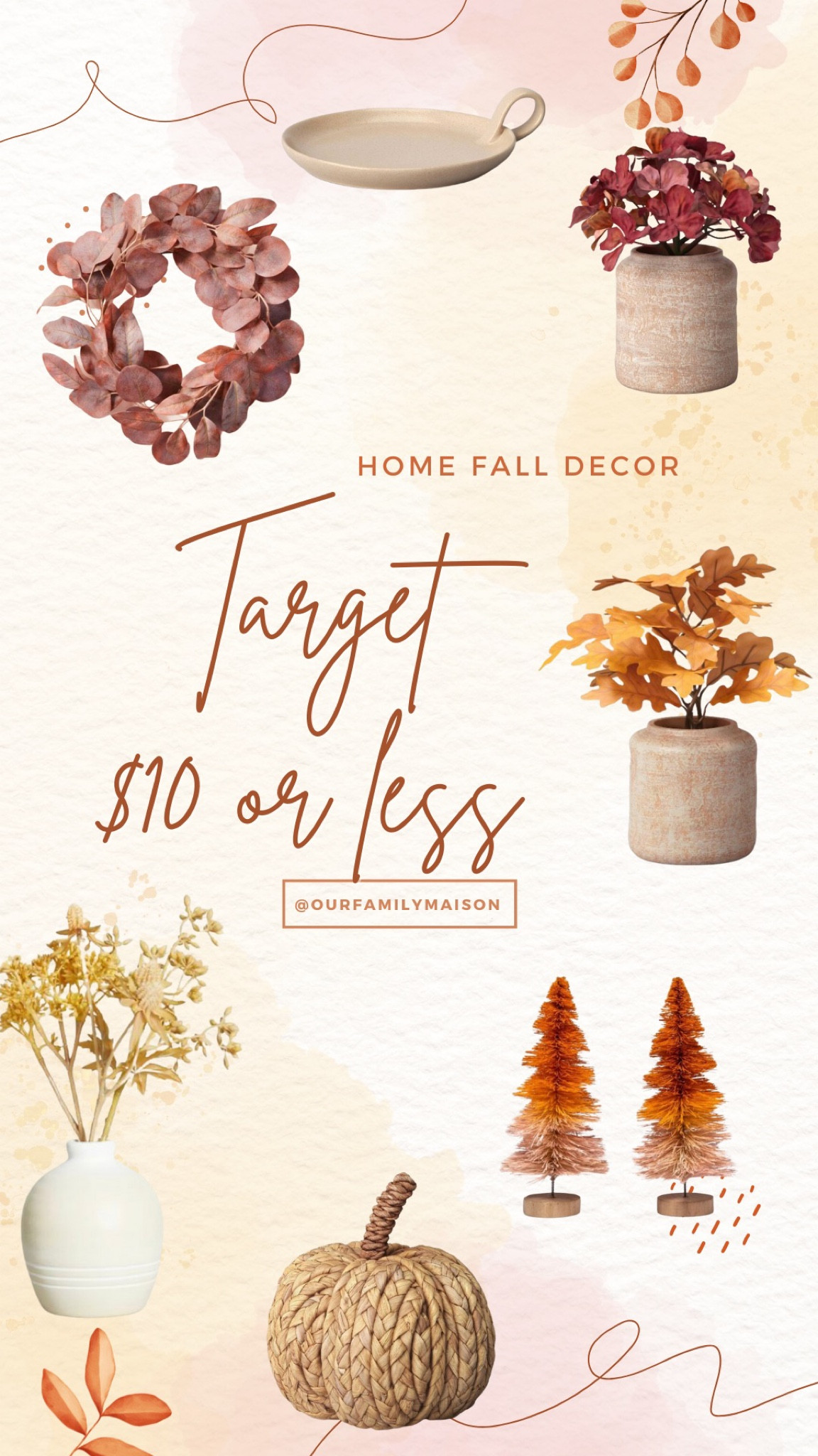 Get your fall home decor less than $10. It’s September season 🍁 #fallhomedecor #homedecor #seasonalhomedecor

#LTKSeasonal #LTKGiftGuide #LTKsalealert