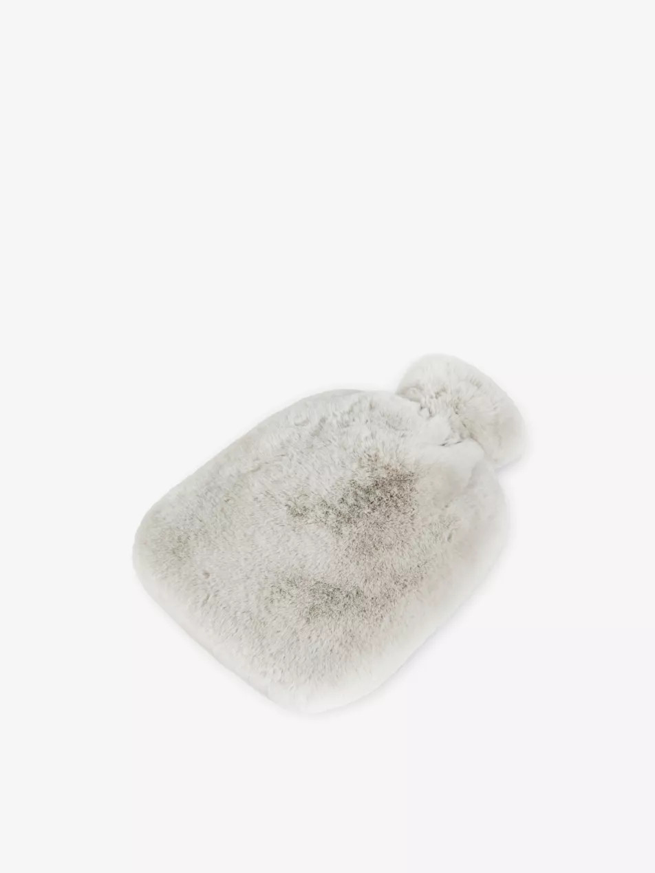 Super Soft faux-fur hot water bottle | Selfridges