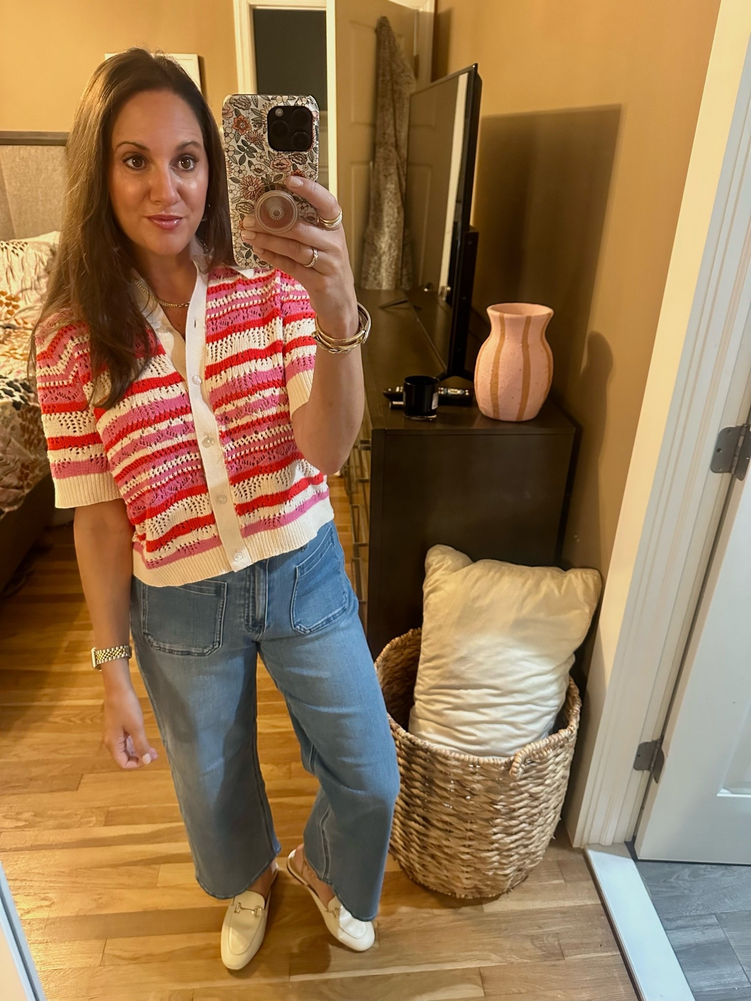 This #ASOS #crochet top is absolute perfection— we’re in a heat wave in NY so wanted something light and airy for the office today. This is such a winner!! I’m in a 6. (Flats are J Crew)

#LTKootd #LTKWorkwear #LTKdayinmylife