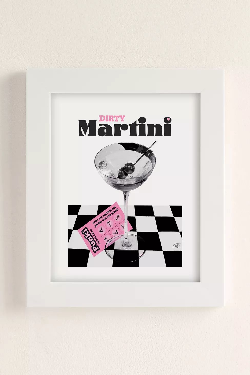 Megan Steiger Dirty Martini Art Print | Urban Outfitters (US and RoW)