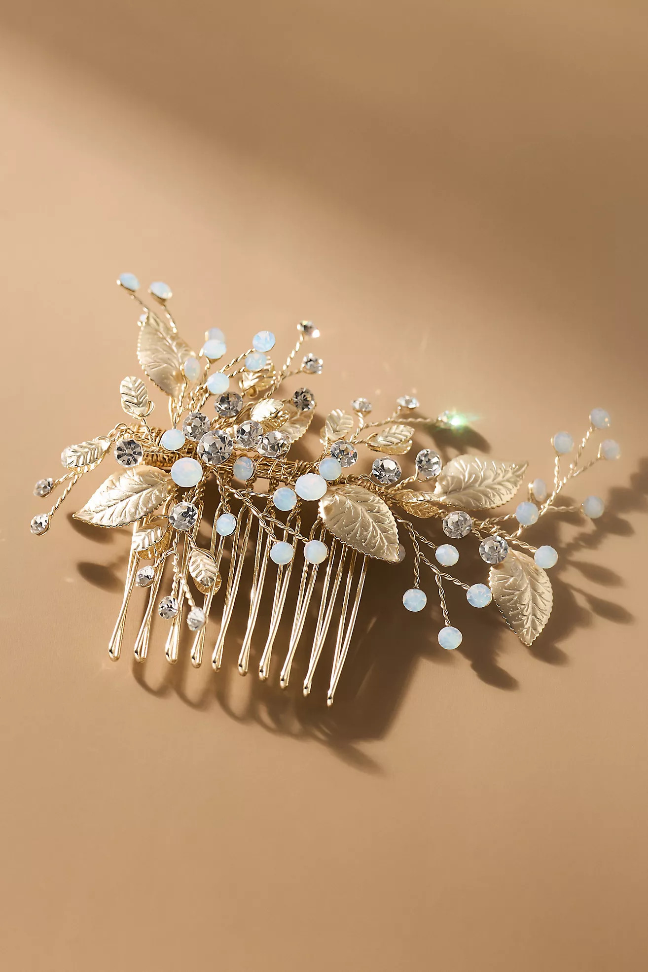 Untamed Petals Talin Crystal Hair Comb | Anthropologie (US)