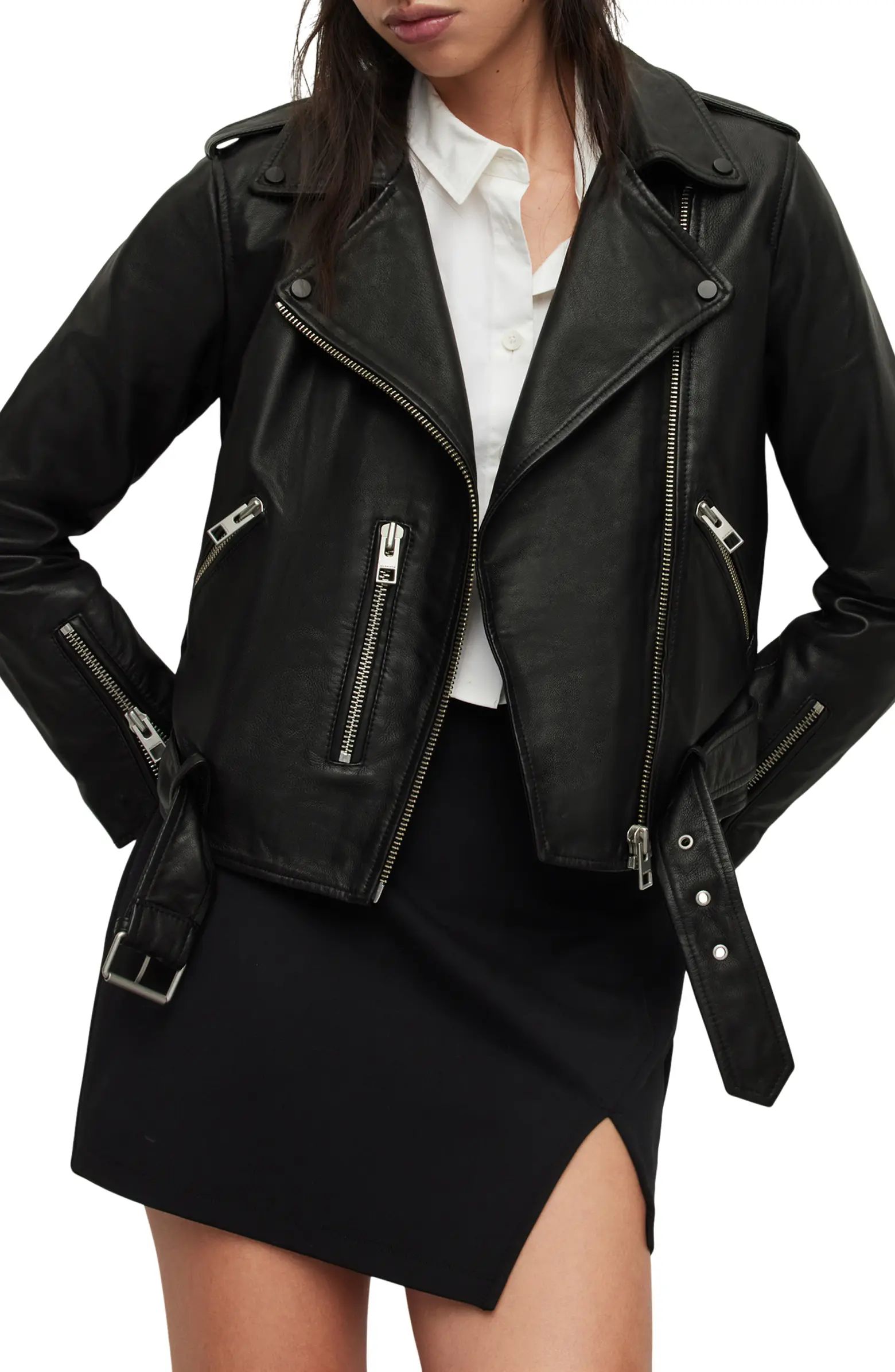 Balfern Leather Biker Jacket | Nordstrom