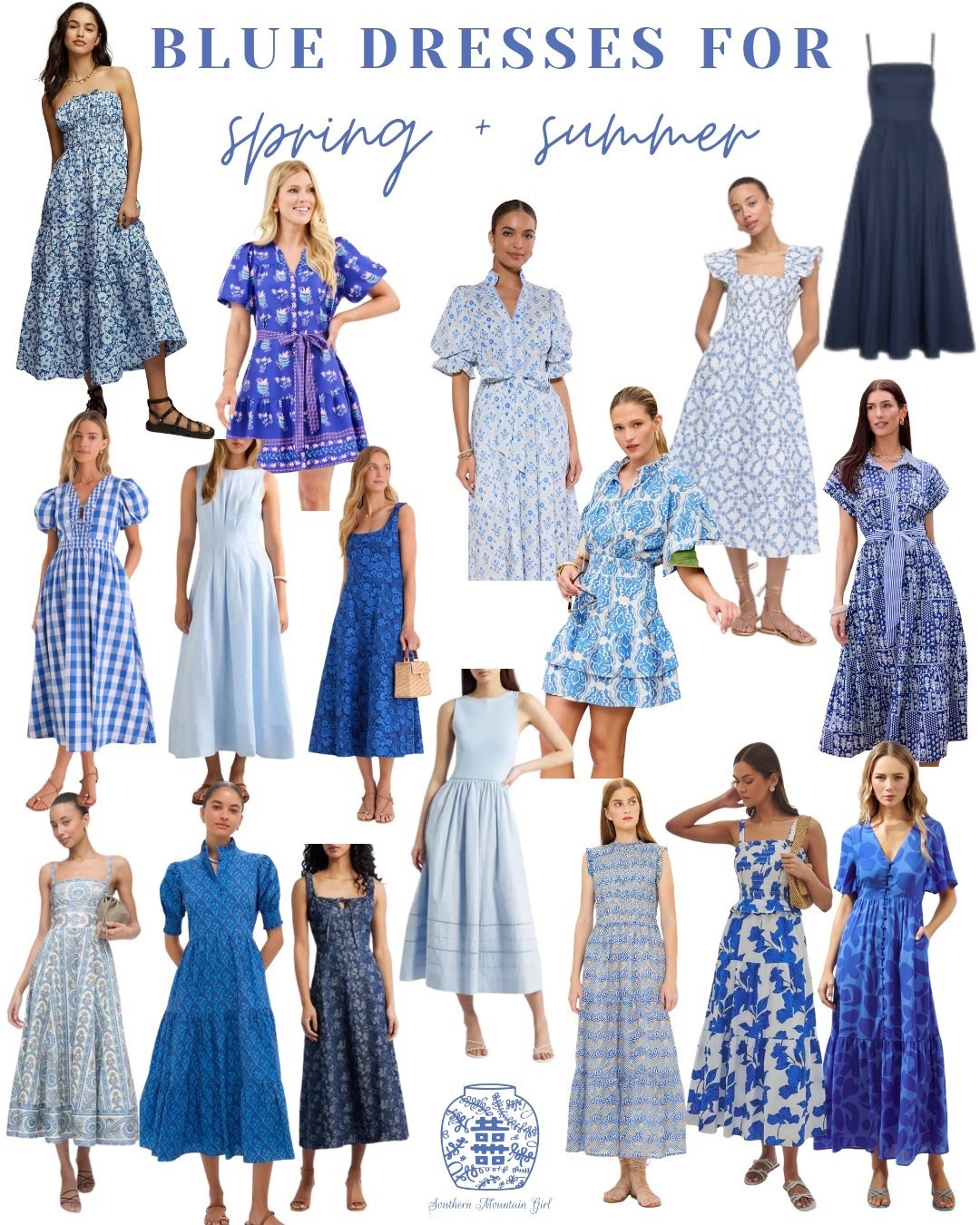 Love these blue dresses for spring and summer! Perfect for Easter, luncheons, showers, as a wedding dress guest, or anytime you just want to look pretty!💙

#LTKSeasonal #LTKWedding #LTKWorkwear