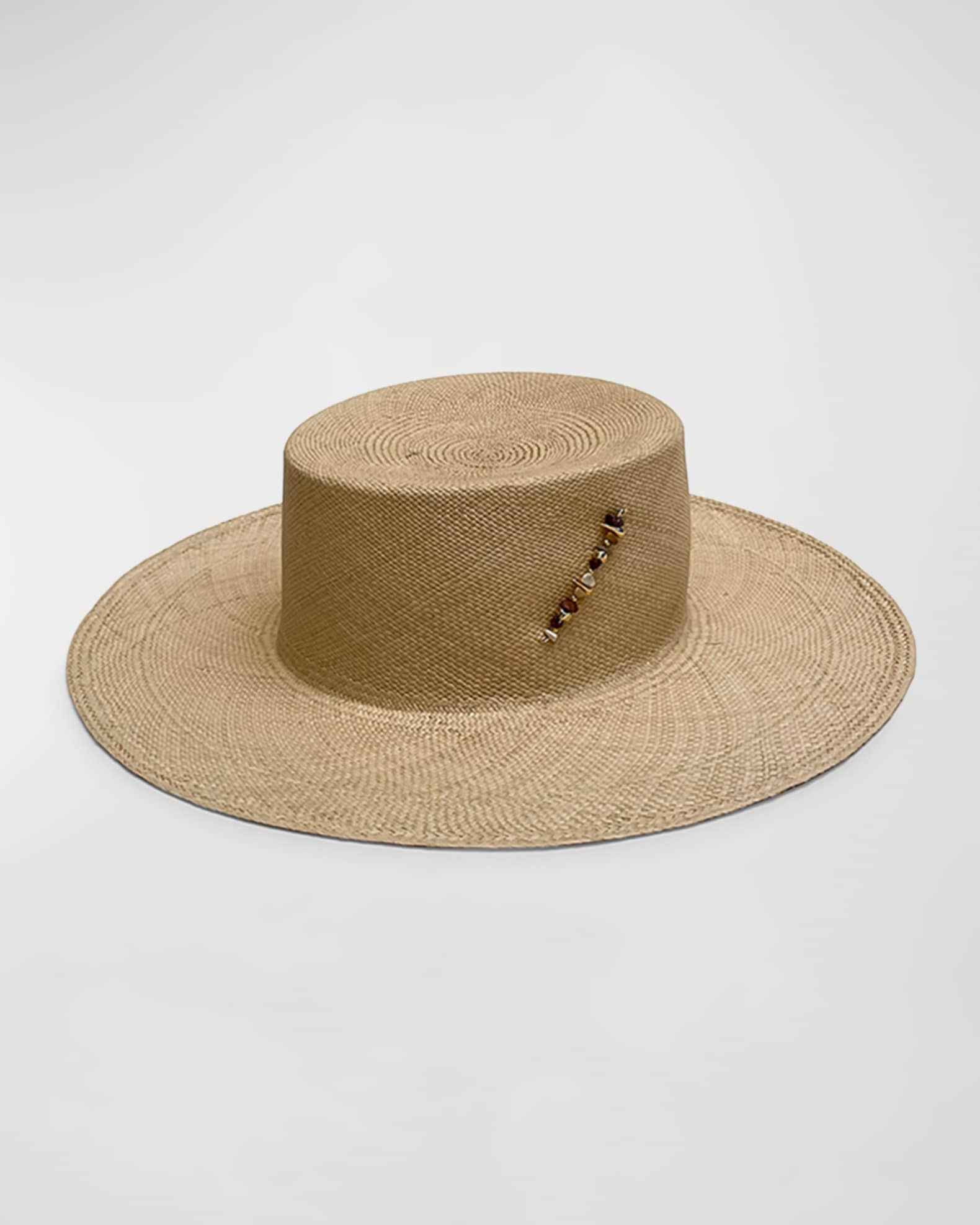 Alba Straw Large Brim Hat | Neiman Marcus