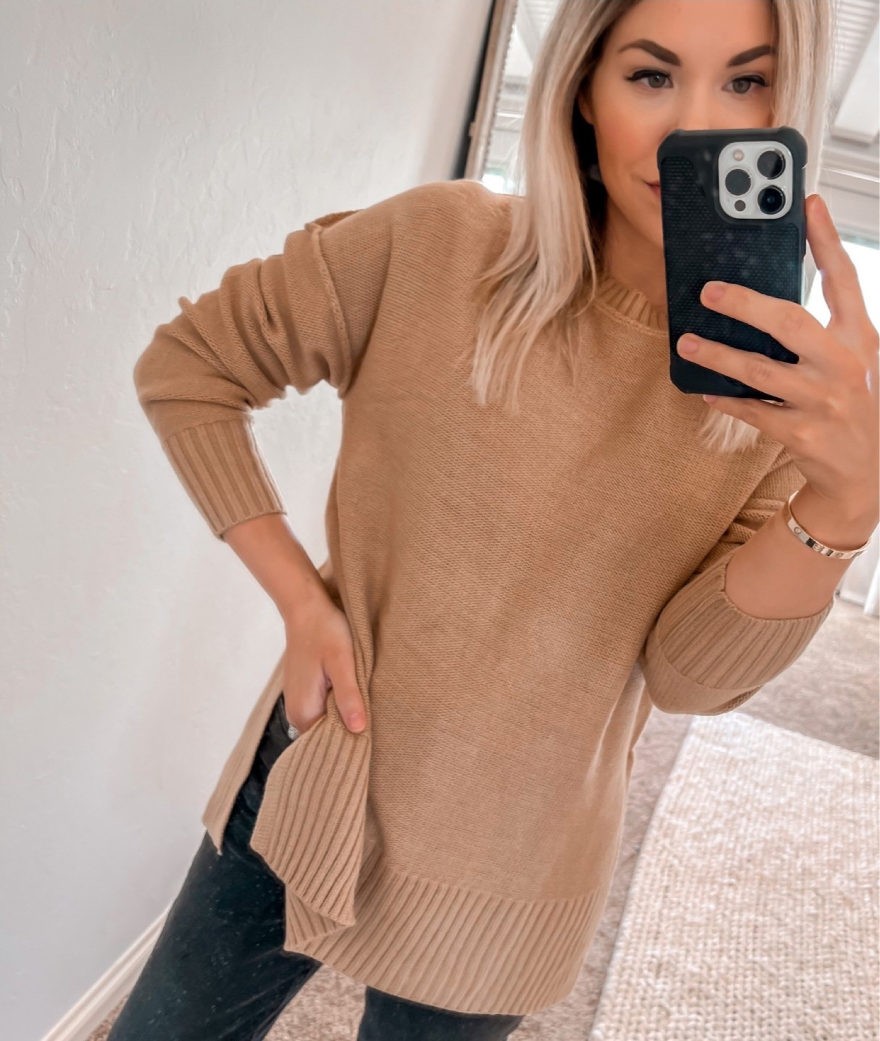 MEROKEETY Women's Casual Crew Neck Side Split Pullover Sweater Loose Long Sleeve Jumper Top, Fall Sweater, Fall Outfit 


#LTKSeasonal #LTKunder50 #LTKstyletip