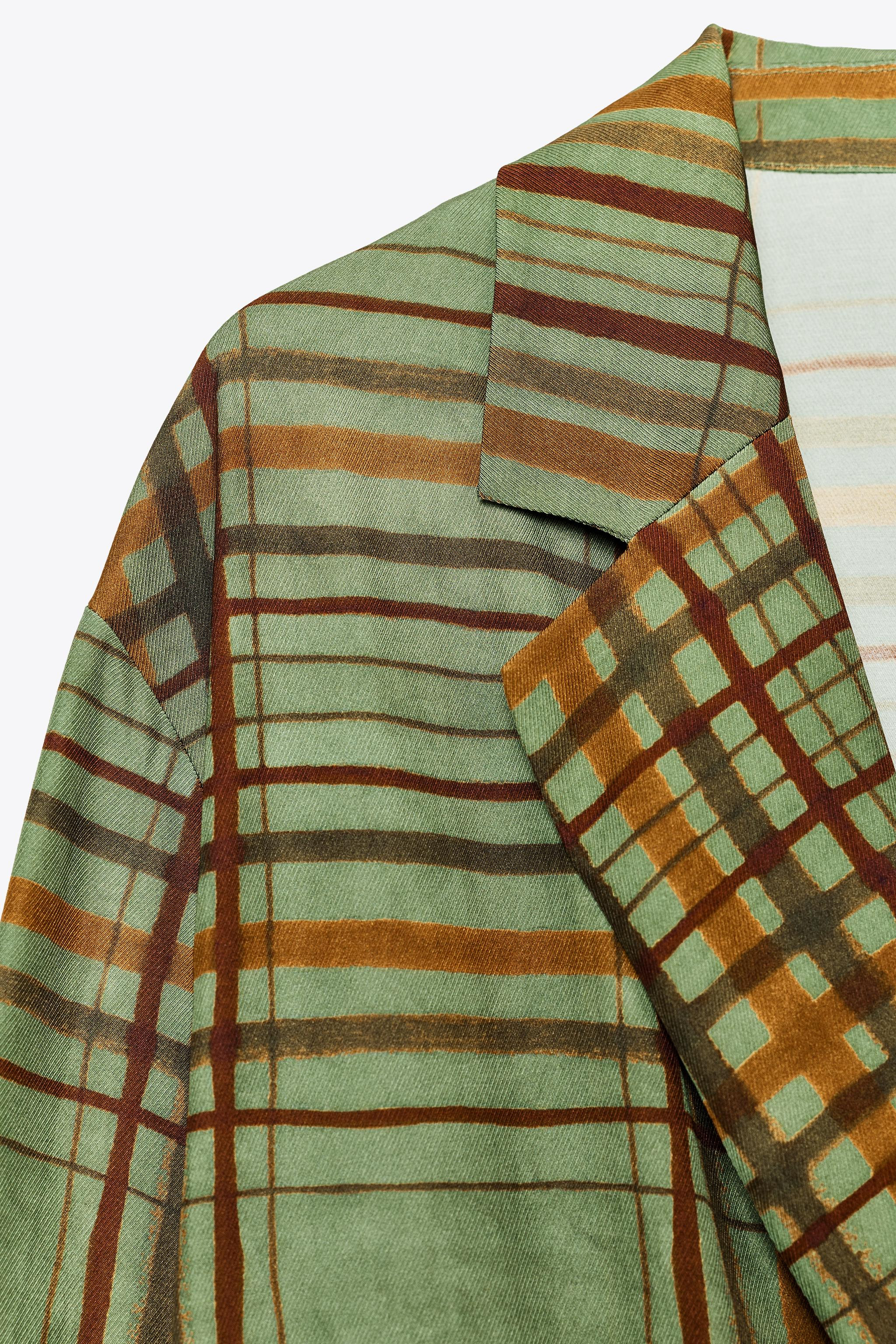 ZW COLLECTION FLOWY PLAID BLAZER | Zara US