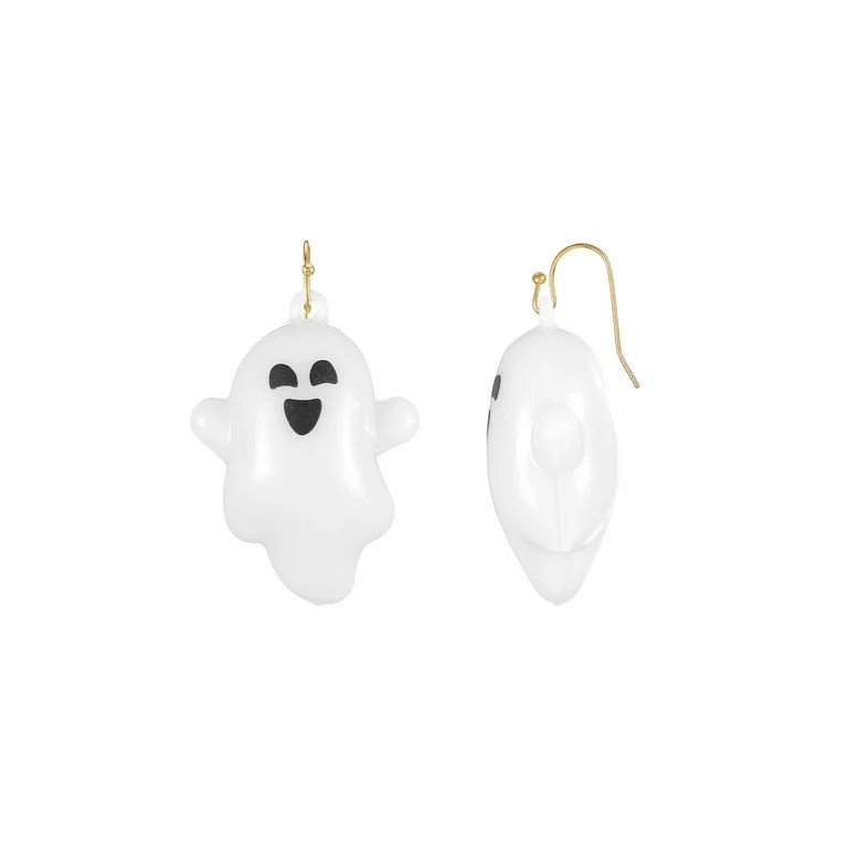 Way to Celebrate Halloween Light-Up Ghost Earring, 1 Pair, Female - Walmart.com | Walmart (US)