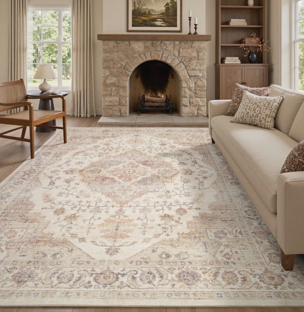 Price drop on this 5x7 washable rug!! 

#LTKHome #LTKSaleAlert #LTKFindsUnder100