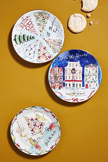 Susannah Garrod 'Tis The Season Dessert Plate | Anthropologie (US)