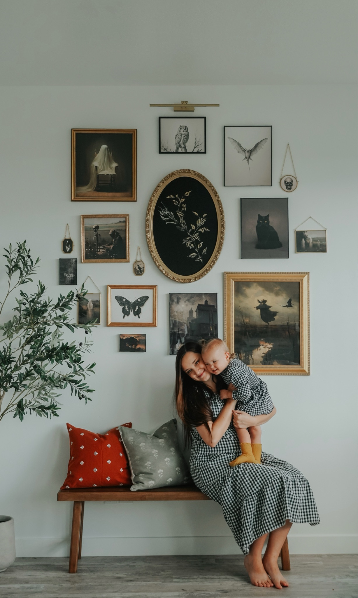 I’m so excited to put  my Halloween gallery wall back up this year!  So fun seeing all these images that I created! 