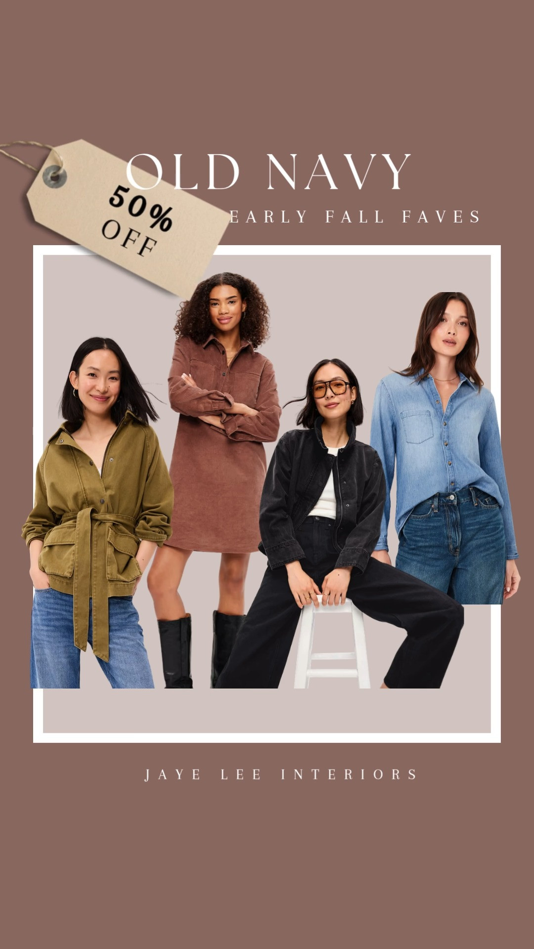 LOTS OF GREAT BUYS AT OLD NAVY WHILE EVERYTHING IS 50% OFF! Even some early fall pieces like this classic denim shirt, long sleeve shirt dress, belted jackets, denim bomber jackets, and mesh ballet flats. 
fall fashion, travel outfit, athleisure outfit, cozy sweats, fashion over 40, mom outfits, cardigan sweater, fall dresses, #jleeinteriors 

 #LTKActive #LTKOver40 #LTKSaleAlert