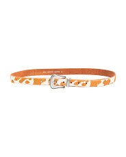 Leather The Western Cow Belt | Accessories | Marshalls | Marshalls