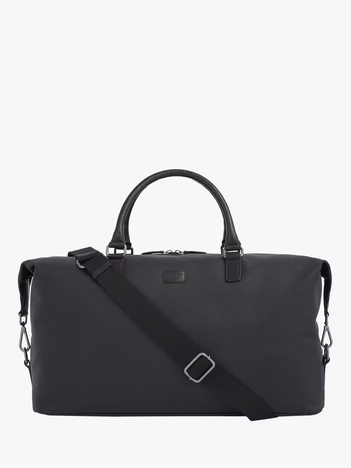 OSPREY LONDONThe Grantham Waxed Canvas and Leather Weekend Bag | John Lewis (UK)