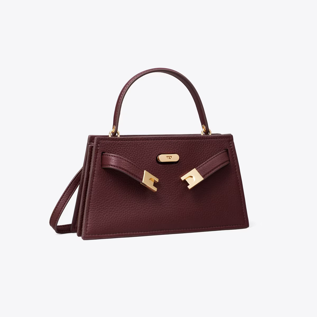 MINI LEE RADZIWILL PEBBLED TOP-HANDLE BAG | Tory Burch (US)
