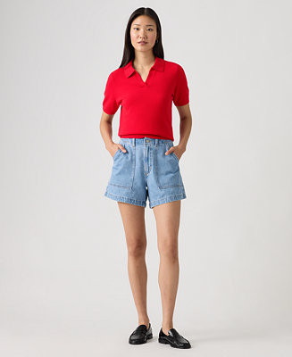 Levi's Women's Cinch Utility Mid-Rise Shorts - Macy's | Macy's