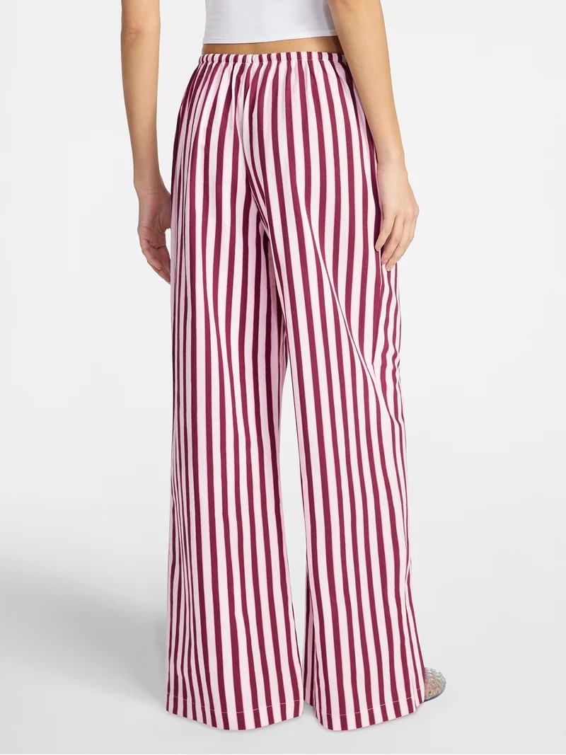 No Boundaries Cotton Pull-On Beach Pants, Women's & Women's Plus XXS-4X | Walmart (US)