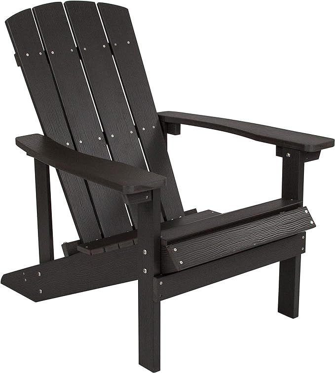 Flash Furniture Charlestown Commercial Grade Indoor/Outdoor Adirondack Chair, Weather Resistant D... | Amazon (US)