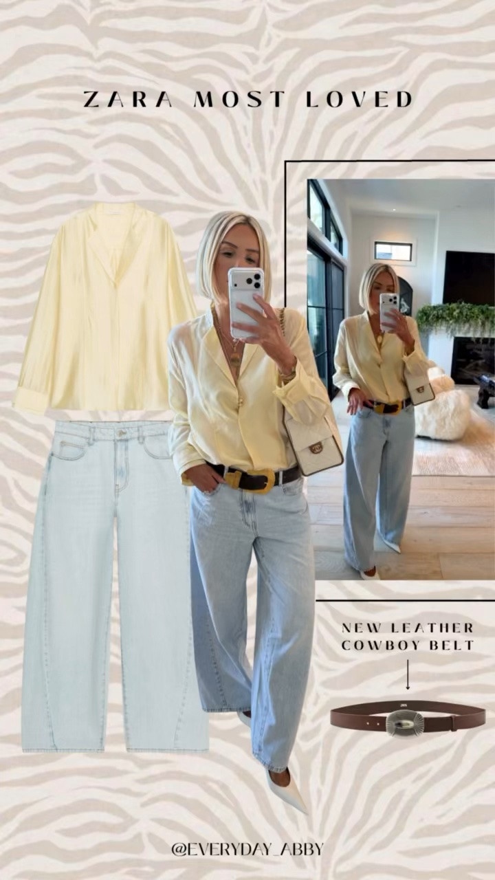 This Zara top literally makes you glow - don’t think, just buy! 💛

#LTKgrwm #LTKootd