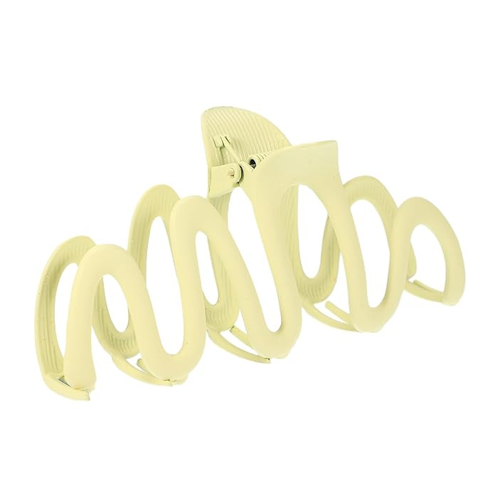 VOCOSTE 1pc Metal Hair Claws, Hair Clips, Hair Barrettes for Women, Light Yellow, 4.09''x2.13''x1... | Amazon (US)