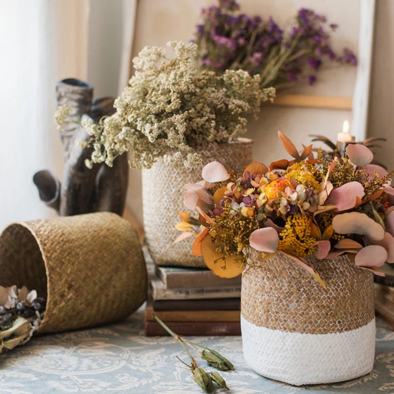 Natural Straw Basket | Wayfair North America