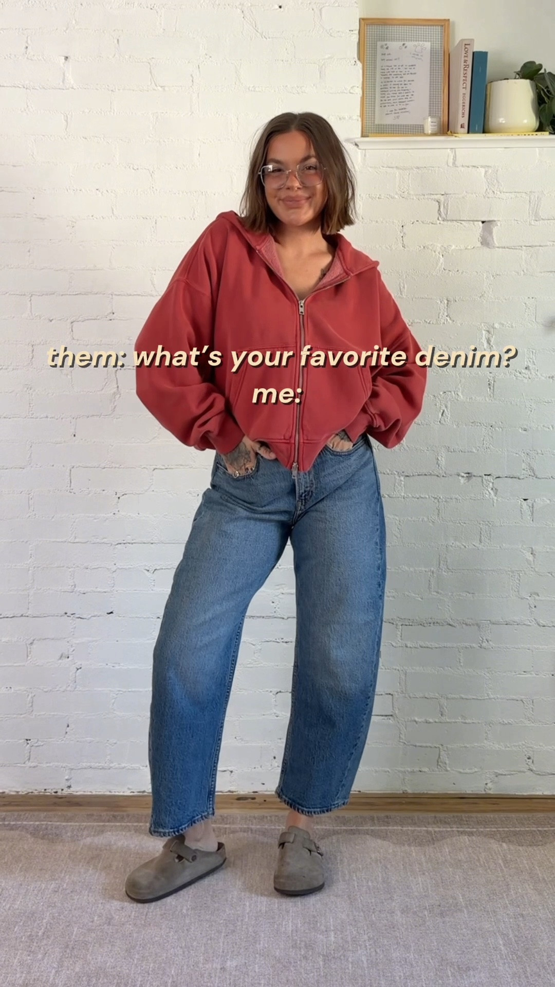 #abercrombiepartner 25-50% Off All Jeans + 20% Off Almost Everything Else!!! use promo code: DENIMAF for a additional stackable 15% off !!! @abercrombie 

Curve Love Low Rise Ultra Loose Jean - 26 REGULAR in *medium* wash 

Curve Love High Rise 90s Straight Jean (new!) - 26 REGULAR in *medium* wash 

Curve Love High Rise 90s Relaxed Jean - 26 REGULAR in *ecru* 

Curve Love High Rise Barrel Jean - 26 SHORT in *medium* wash 

Curve Love High Rise Wide Leg Trouser Jean - 26 REGULAR in *olive* 

TOPS:
wearing an xs in the brown stripe blouse
wearing a medium (in red clay) in the cropped zip hoodie 
wearing a small (in brown plaid) in the smocked tie back top

•Denim Promo: *Offer valid online only August 5, 2026 to August 10, 2026 in US/CA. Excludes clearance. Online price reflects discount.

•Extra 20% Off: *Offer valid in stores and online August 5, 2026 to August 10, 2026 in US/CA. Exclusions apply as indicated. Online price reflects discount.

•Promo Code: *Use code DENIMAF to get an additional 15% off almost everything in stores and online at checkout from August 5, 2026 to August 10, 2026 in US/CA. Exclusions apply. See details online.

#LTKgrwm #LTKootd #LTKSaleAlert