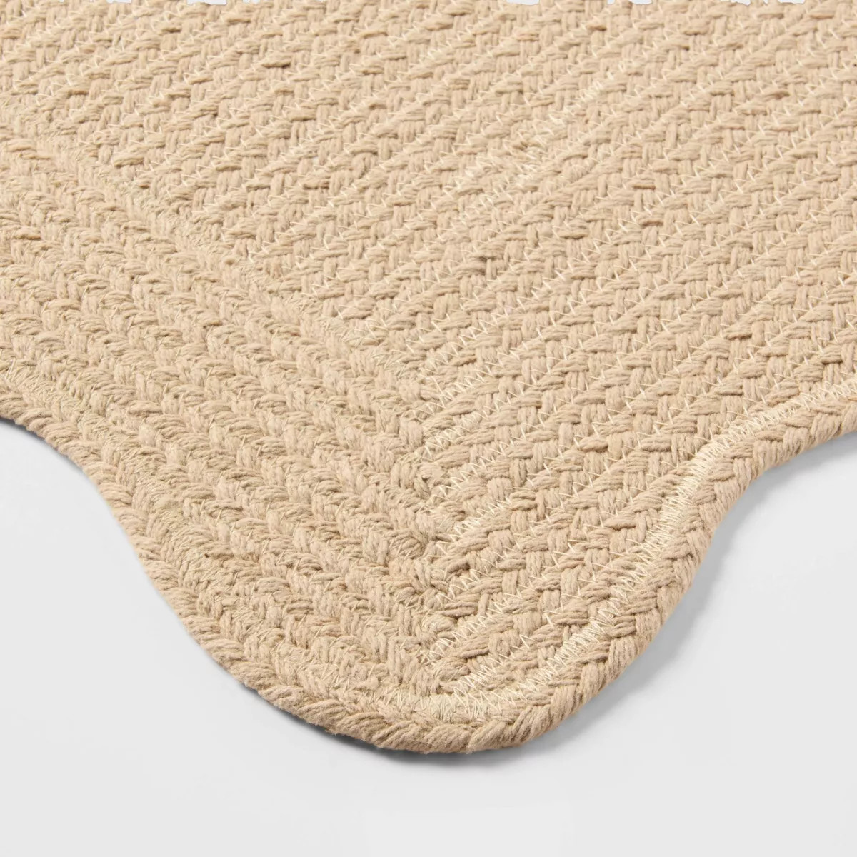 20"x30" Coastal Scallop Edge Bath Rug Cream - Threshold™ | Target